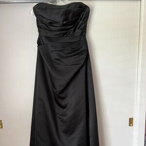 strapless long evening gown size 10